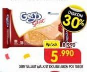 Promo Harga Gery Malkist Saluut Double Abon 105 gr - Superindo