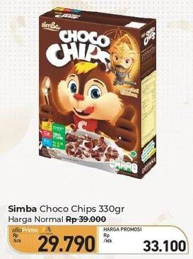 Promo Harga Simba Cereal Choco Chips 330 gr - Carrefour