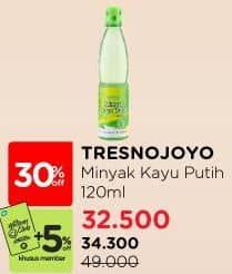 Promo Harga Tresno Joyo Minyak Kayu Putih 120 ml - Watsons