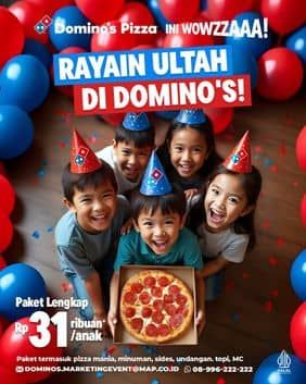 Promo Harga Rayain Ultah di Domino