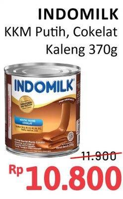 Promo Harga Indomilk Susu Kental Manis Cokelat, Plain 370 gr - Alfamidi