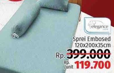 Promo Harga ELEGANCE Bed Sheet 120x200cm  - LotteMart