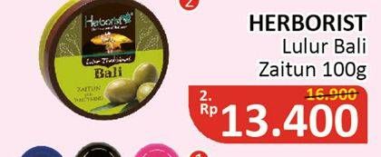 Promo Harga HERBORIST Lulur Tradisional Bali Zaitun 100 gr - Alfamidi