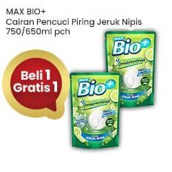 Promo Harga Max Bio Cairan Pencuci Piring Ekstra Jeruk Nipis 780 ml - Indomaret