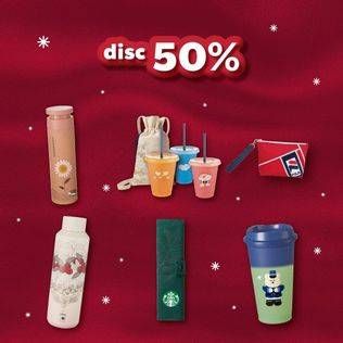 Promo Harga Disc 50%  - Starbucks