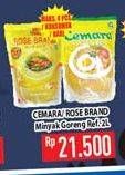 Promo Harga Cemara / Rose Brand Minyak Goreng  - Hypermart