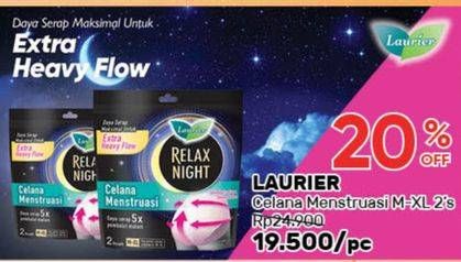 Promo Harga Laurier Celana Menstruasi M-XL 2 pcs - Guardian
