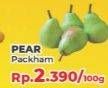 Promo Harga Pear Packham per 100 gr - Yogya