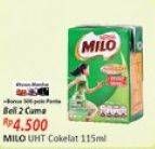 Promo Harga MILO Susu UHT per 2 pcs 115 ml - Alfamart