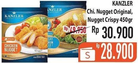 Promo Harga KANZLER Chicken Nugget Crispy, Original 450 gr - Hypermart