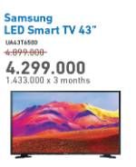 Promo Harga SAMSUNG UA43T6500 | Smart LED TV  - Electronic City