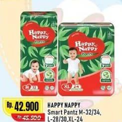 Promo Harga Happy Nappy Smart Pantz Diaper XL24, M34, M32, L30, L28 24 pcs - Alfamart