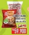 Promo Harga SUMBER SELERA Bakso Sapi Sb, UB, SP2 50 pcs - Hypermart