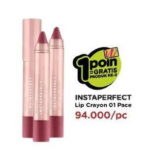 Promo Harga WARDAH Instaperfect Lip Crayon 01 Pace  - Watsons
