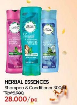 Promo Harga HERBAL ESSENCES Shampoo/ Conditioner 300ml  - Guardian