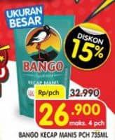 Promo Harga Bango Kecap Manis 735 ml - Superindo