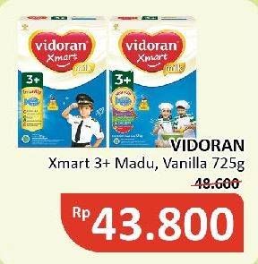 Promo Harga Vidoran Xmart 3+ Madu, Vanilla 725 gr - Alfamidi