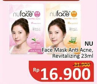 Promo Harga NUFACE Facial Mask Anti Acne, Revitalizing 23 ml - Alfamidi