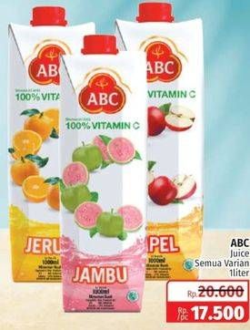 Promo Harga ABC Juice All Variants 1000 ml - Lotte Grosir