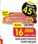 Promo Harga Silver Queen Chunky Bar All Variants 95 gr - Superindo