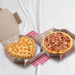 Promo Harga Pizza Hut Double Box Heart Pizza  - Pizza Hut