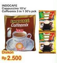 Promo Harga INDOCAFE Coffeemix 30s / Cappucino 10s  - Indomaret