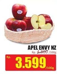 Promo Harga Apel Envy NZ per 100 gr - Hari Hari