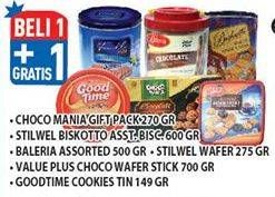 Promo Harga Choco Mania / Stilwel Biskotto / Value Plus / Goodtime Biskuit  - Hypermart