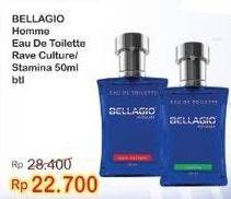 Promo Harga BELLAGIO Eau De Perfume Rave Culture, Stamina 50 ml - Indomaret