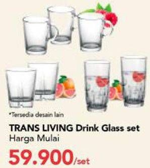 Promo Harga TRANSLIVING Drink Set  - Carrefour
