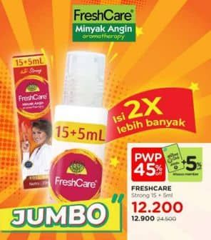 Promo Harga Fresh Care Minyak Angin Aromatherapy Hot Strong 10 ml - Watsons