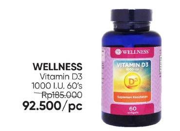 Wellness Vitamin D3 1000IU