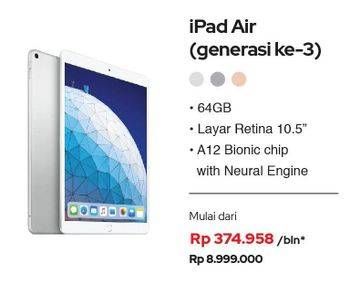 Promo Harga APPLE iPad Air 3  - Erafone
