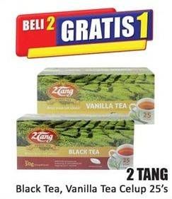 Promo Harga 2tang Teh Celup Black Tea, Vanilla per 25 pcs 2 gr - Hari Hari