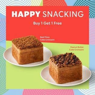 Promo Harga Happy Snacking Buy 1 Get 1 Free  - Starbucks