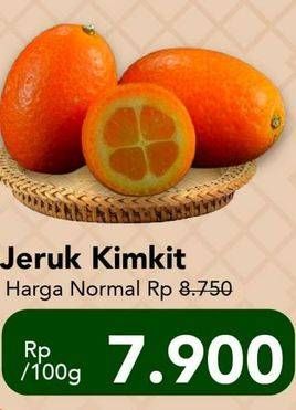 Promo Harga Jeruk Kimkit per 100 gr - Carrefour