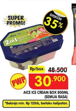 Promo Harga Aice Sundae All Variants 800 ml - Superindo