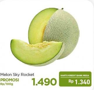 Promo Harga Melon Sky Rocket per 100 gr - Carrefour