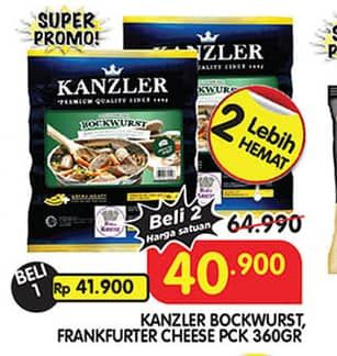 Promo Harga Kanzler Bockwurst/Frankfurter  - Superindo