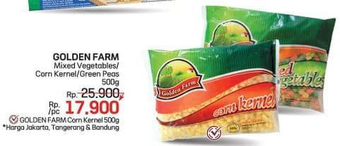 Promo Harga Golden Farm Mixed Vegetables/Corn Kernel/Green Peas  - LotteMart
