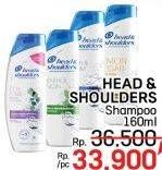 Promo Harga Head & Shoulders Shampoo 160 ml - LotteMart