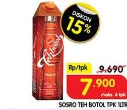 Promo Harga Sosro Teh Botol 1000 ml - Superindo