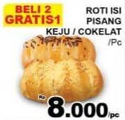 Promo Harga Roti Isi Pisang Keju, Cokelat  - Giant