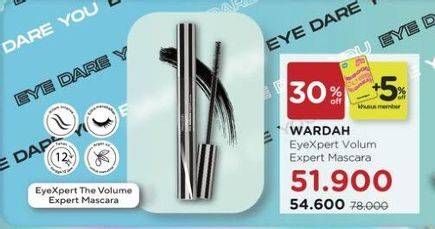 Promo Harga WARDAH Eyexpert Volume Expert Mascara 7 gr - Watsons