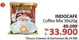 Promo Harga Indocafe Coffeemix per 30 sachet 20 gr - Alfamidi