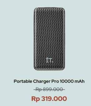 Promo Harga IT. Portable Charger Pro 10.000 MAh  - iBox
