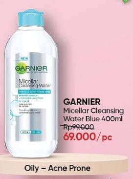 Promo Harga GARNIER Micellar Water Blue 400 ml - Guardian