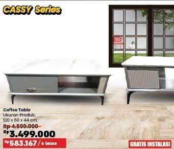 Promo Harga Courts Cassy Coffe Table  - COURTS