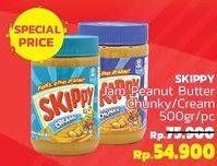 Promo Harga SKIPPY Peanut Butter Creamy, Chunky 500 gr - LotteMart