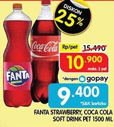 FANTA Strawberry/ COCA COLA Soft Drink